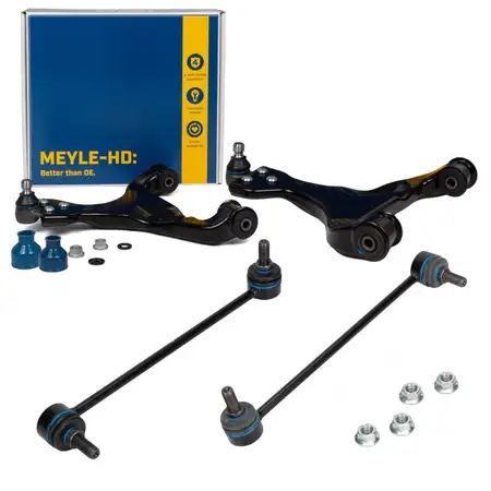 2x MEYLE HD Reinforced Control Arms + 2x Tie Rods for Mercedes Viano/Vito/Mixto (Front)