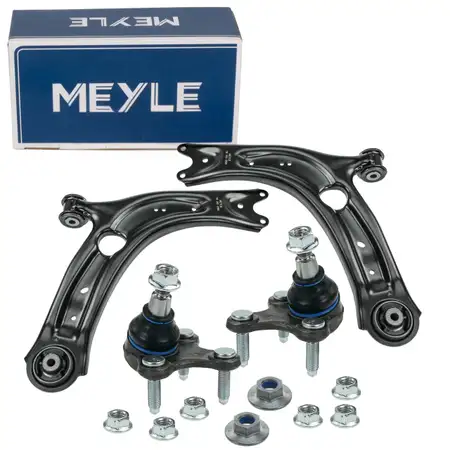 2x MEYLE Querlenker + Traggelenk f&uuml;r VW Passat B8 Tiguan Touran AUDI Q3 Superb 3 4 vorne
