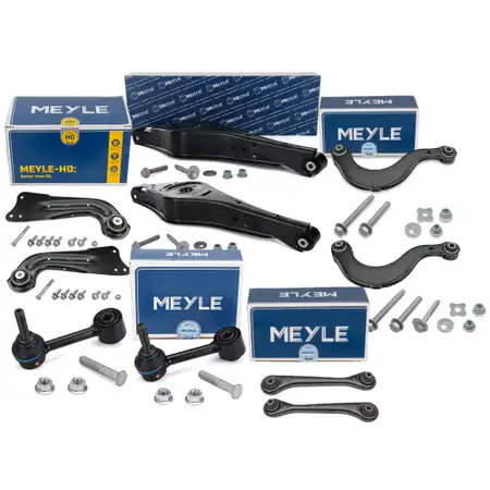 MEYLE Reparatursatz Querlenker f&uuml;r VW Golf 5 Touran A3 8P Leon 1P Octavia 2 hinten 10-tlg