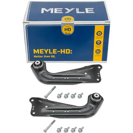 2x MEYLE HD Reinforced Lower Control Arms for VW Golf 7, 8, Passat, Touran, Leon, Octavia (Rear Lower)