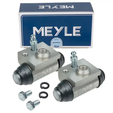 2x MEYLE 11-145310001 Radbremszylinder &Oslash;17,5 f&uuml;r CITROEN C1 PEUGEOT TOYOTA Aygo B1 hinten