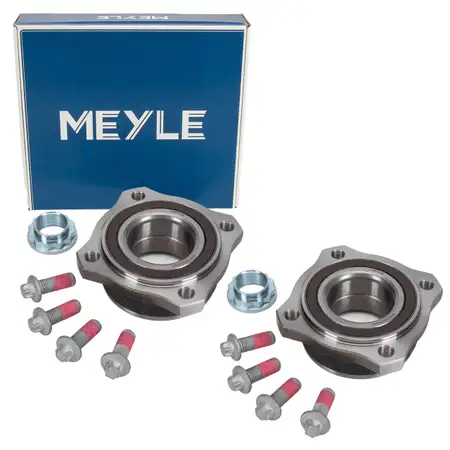 2x MEYLE 3147520015 Radlager Kugellager Satz f&uuml;r BMW X3 F25 X4 F26 Hinterachse 33406787015