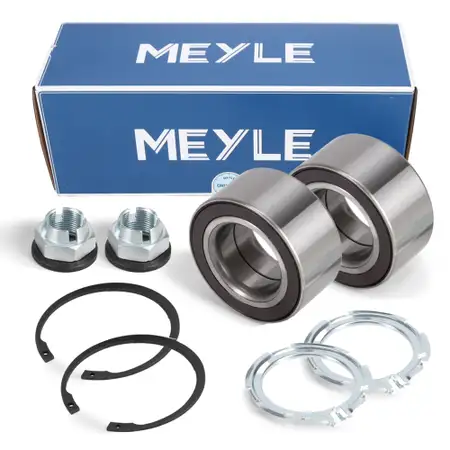 2x MEYLE wheel bearing set for MERCEDES Citan, RENAULT Kangoo Grand/Scenic 2, Megane 2 (front)