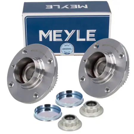 2x MEYLE 1007520005 Radnabe f&uuml;r VW Polo 3 6N1 6N2 Lupo SEAT Arosa Cordoba Ibiza 2 hinten