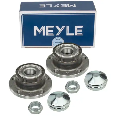 2x MEYLE Radnabe + Radlager f&uuml;r FIAT 500L Doblo 263 Tipo 356 357 OPEL Combo hinten