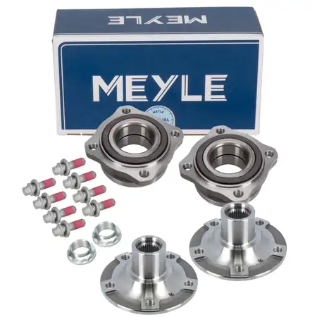 2x MEYLE Radnabe + Radlager Satz f&uuml;r BMW 5er F10 F11 F07 6er F12 F13 F06 7er F01-04 hinten
