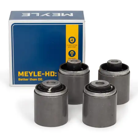 4x MEYLE HD 3147530000HD Reinforced Control Arm Bearings for BMW E60, E61, E63, E64, E65, X5 (Rear)