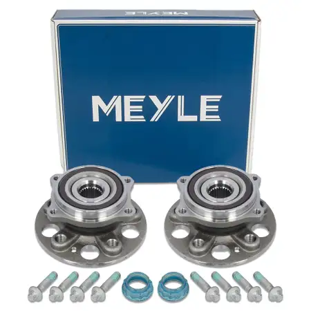 2x MEYLE 0147530005 Radnabe + Radlager Satz f&uuml;r MERCEDES C-Klasse W205 S205 C205 hinten