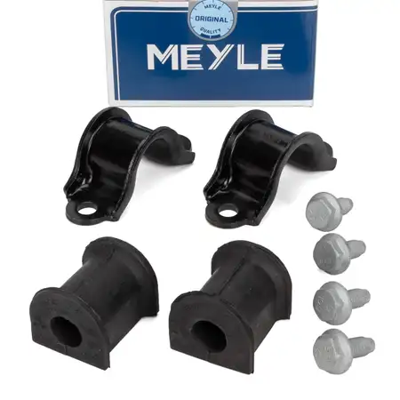 2x MEYLE 1007150002/S Stabilisatorlager 18mm + Halter VW Caddy 3 4 kurzer Radstand hinten