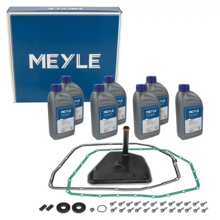 MEYLE 1001350003 Getriebefilter Satz 6HP19 + 7L Getriebe&ouml;l f&uuml;r AUDI A4 S4 B6 B7 A6 C6 4E