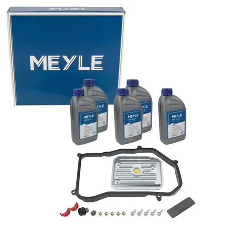 MEYLE 1001350012 Getriebefilter Satz AG4 4-Gang + 5L Getriebe&ouml;l f&uuml;r VW Passat B5 B5.5 A4