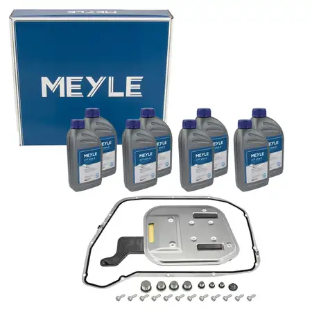 MEYLE 1001350018 Getriebefilter Satz 8HP55 + 8L Getriebe&ouml;l f&uuml;r AUDI A6 C7 2.0 TFSI Hybrid