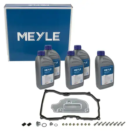 MEYLE Getriebefilter Satz 09G 6-Gang + 5L Getriebe&ouml;l f&uuml;r VW Golf 5 Passat Touran