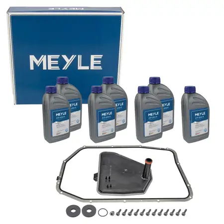 MEYLE 1001350110 Getriebefilter Satz 6HP19 + 7L Getriebe&ouml;l f&uuml;r AUDI Q7 4LB 3.6 FSI quattro