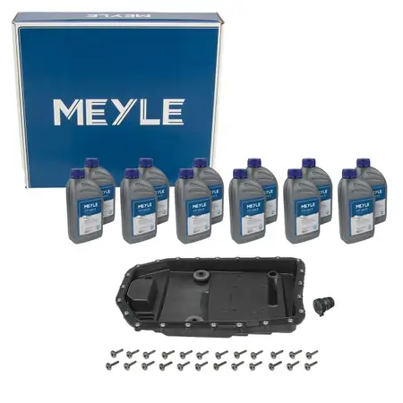 MEYLE 3001351004/XK Getriebe&ouml;lwanne 6HP19 6HP21 Automatikgetriebe + 12L Getriebe&ouml;l f&uuml;r BMW
