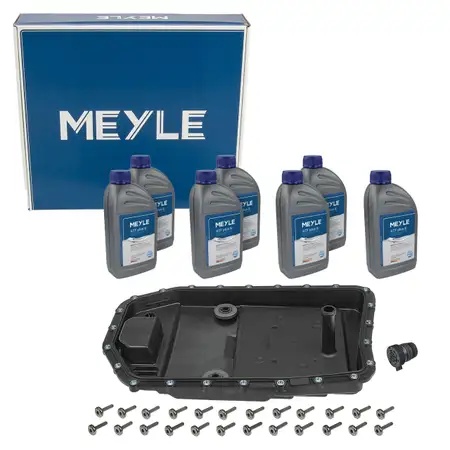 MEYLE 3001351004 Getriebe&ouml;lwanne 6HP19 6HP21 Automatikgetriebe + 7L Getriebe&ouml;l f&uuml;r BMW