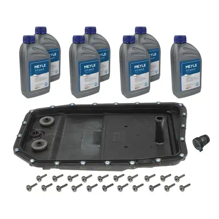 MEYLE Getriebe&ouml;lwanne 6HP26 6HP28 6HP32 Automatikgetriebe + 7L Getriebe&ouml;l f&uuml;r BMW