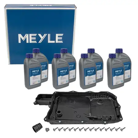 MEYLE 3001351009 Getriebe&ouml;lwanne + 8L Getriebe&ouml;l f&uuml;r BMW 3er 5er 7er X3 X5 hybrid 8HP75