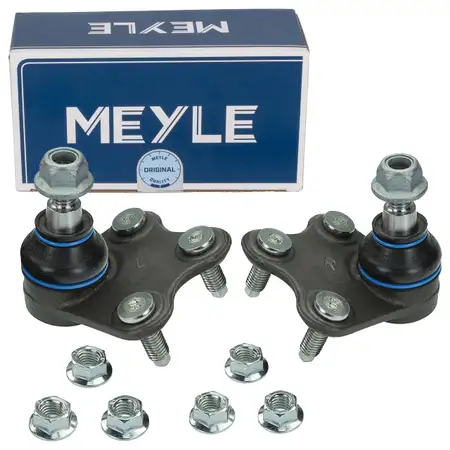 2x MEYLE Traggelenk f&uuml;r VW Polo 4 5 Up A1 8X Ibiza 3 4 Mii Fabia 2 3 Rapid Roomster vorne