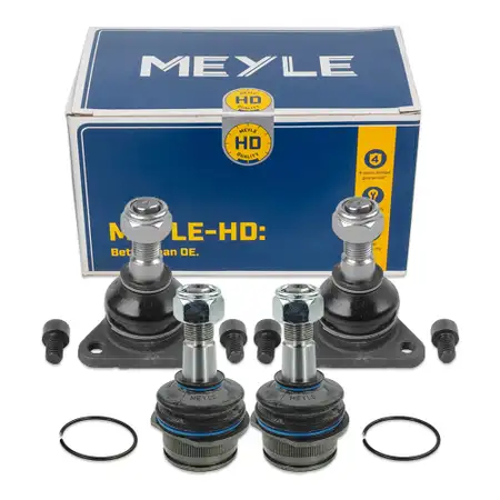 4x MEYLE HD Traggelenk F&uuml;hrungsgelenk f&uuml;r VW Transporter Bulli vorne unten + oben