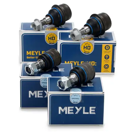 4x MEYLE control arm for MERCEDES W211, S211, W220, C219, R230 (front lower, inner and outer)