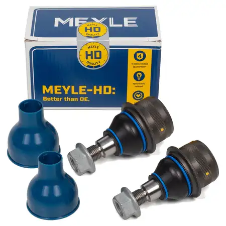 2x MEYLE 0160100002HD Reinforced Ball Joint for MERCEDES W211, W220, C219 (Front Lower Outer)
