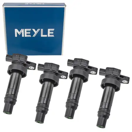 4x MEYLE 37-148850008 Z&uuml;ndspule f&uuml;r HYUNDAI i20 1 2 KIA CeeD 1 2 Rio 3 Soul 1 2 1.4-1.6