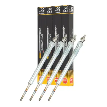 4x NGK 93337 Y1045AS D-POWER 89 glow plug for PSA Jumper Boxer FORD Ranger 2.2/2.4 D