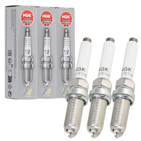 3x NGK 90418 ILKFR7A8 Z&uuml;ndkerze f&uuml;r FIAT 500X 334 TIPO 356 357 JEEP Renegade 1.0 55278162