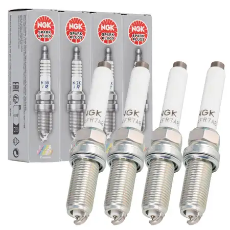 4x NGK 90418 ILKFR7A8 Z&uuml;ndkerze f&uuml;r FIAT 500X 334 JEEP Compass Renegade 1.3 55278162