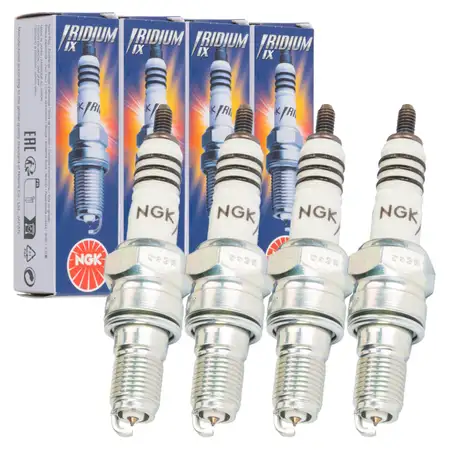 4x NGK 6216 CR9EHIX-9 IRIDIUM IX Z&uuml;ndkerze f&uuml;r HONDA KAWASAKI YAMAHA