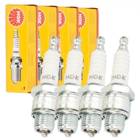 4x NGK 5110 B7HS Z&uuml;ndkerze f&uuml;r FIAT 600 113_ 0.6 0.8 CITROEN 2 CV 6 HONDA KAWASAKI YAMAHA