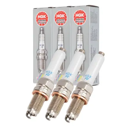 3x NGK 97861 PKER7A8DES LASER PLATINUM Spark Plug for VW Polo 6 Arona 1.0 TGi 04E905602A