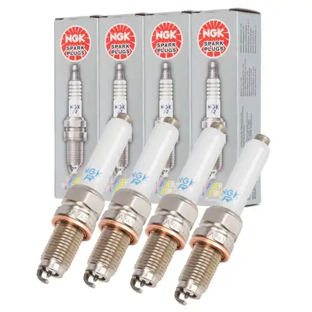 4x NGK 97861 PKER7A8DES LASER PLATINUM Z&uuml;ndkerze f&uuml;r VW Golf 7 Leon 1.4 TGi 04E905602A