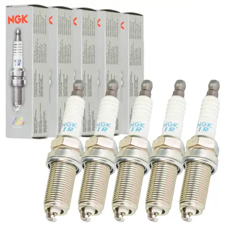 5x NGK 6481 ILFR6B LASER IRIDIUM Z&uuml;ndkerze FORD Focus 2 RS Kuga 1 VOLVO S40 S60 2.5 T / T5