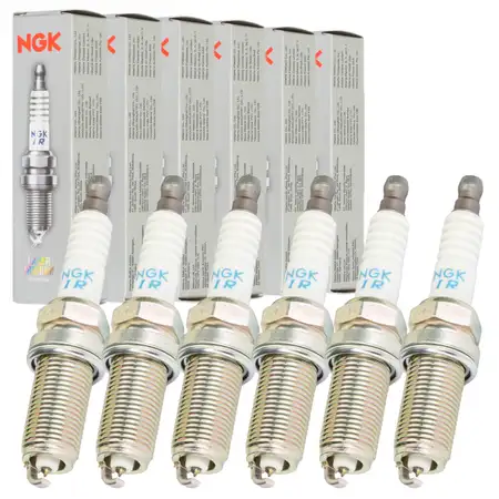 6x NGK 6481 ILFR6B LASER IRIDIUM Z&uuml;ndkerze f&uuml;r VOLVO S80 2 V70 3 XC60 1 XC70 2 XC90 T6 3.2