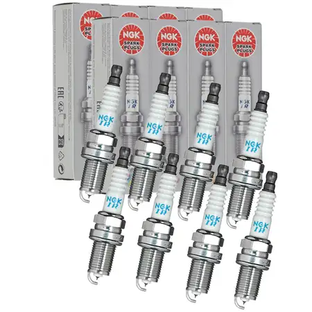 8x NGK 7866 IFR5N10 LASER IRIDIUM Z&uuml;ndkerze f&uuml;r LAND ROVER Discovery 3 Rover 3 4.2 4.4