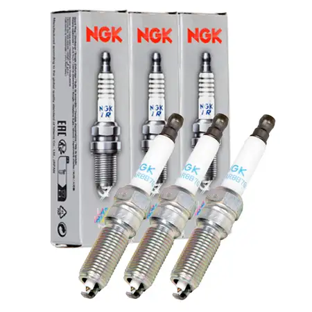 3x NGK 91970 ILNAR8B7G LASER IRIDIUM Z&uuml;ndkerze f&uuml;r OPEL Astra K Adam E 1.0 1.2 55490097