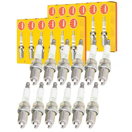 12x NGK 5165 ZFR5F Z&uuml;ndkerze f&uuml;r BMW 7er E32 750i V12 8er E31 850i 850CSi M70 S70