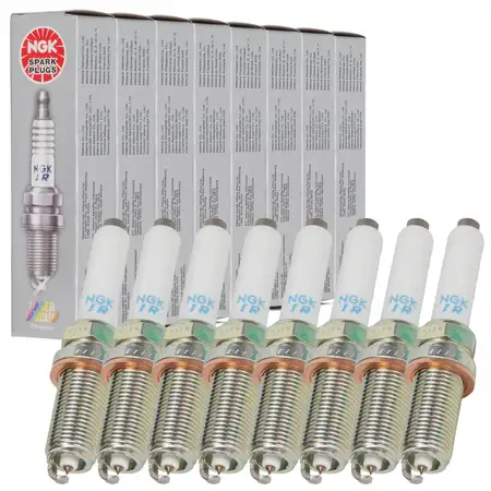 8x NGK 94712 SILFER8C7ES Z&uuml;ndkerze f&uuml;r AUDI S6 RS6 C7 S7 RS7 4G A8 S8 4H 06K905601M