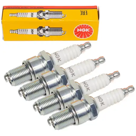 4x NGK 2411 B8ES Z&uuml;ndkerze f&uuml;r ALFA ROMEO Alfasud 901_ 1.2 Alfetta GT/GTV 116_ 2.0