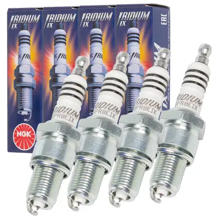 4x NGK 6684 BPR8EIX Iridium IX Z&uuml;ndkerze f&uuml;r PORSCHE 924 2.0 Turbo 177 PS 99917012890