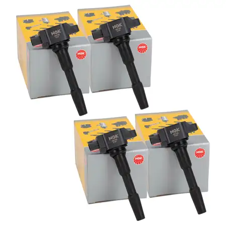 4x NGK 48410 U5155 Z&uuml;ndspule f&uuml;r RENAULT Clio 4 Kadjar Kangoo Megane 3 4 3 4 1.2 1.6