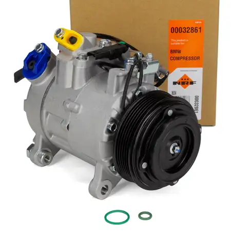 NRF 32861 Klimakompressor Kompressor Klimaanlage f&uuml;r BMW 3er 4er 5er 6er 7er 64529216466