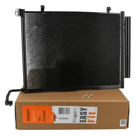 NRF 350581 Air Conditioning Capacitor for FORD Fiesta 7 MK7 1.1 Ti-VCT 71-86 hp 2113908