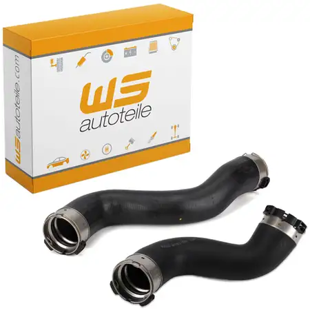 2x Ladeluftschlauch f&uuml;r MERCEDES W204 S204 C218 X218 W212 S212 180-250CDI OM651