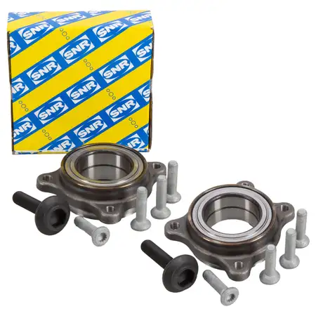 2x SNR Radlagersatz f&uuml;r AUDI Q7 Q8 4M PORSCHE CAYENNE 9Y Touareg CR7 vorne o. hinten