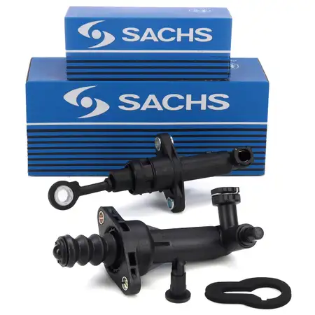 2x SACHS Nehmerzylinder + Geberzylinder f&uuml;r VW Polo 5 6 A1 Arona Ibiza 4 Fabia 3 MQ200