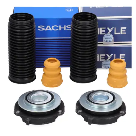 SACHS Staubschutz + 2x MEYLE Federbeinlager f&uuml;r VW Golf 5 6 Passat B6 B7 Touran TT vorne