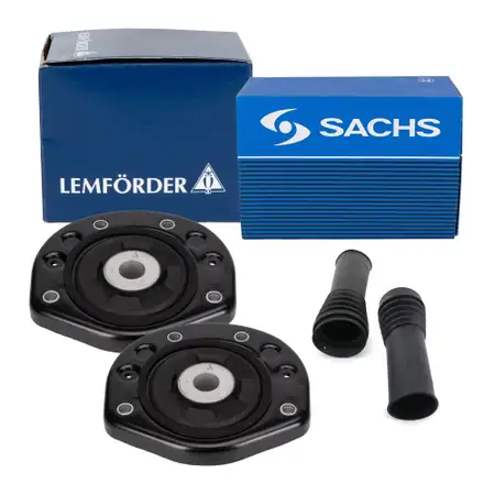 2x SACHS Staubschutz Schutzkappe + LEMF&Ouml;RDER Domlager f&uuml;r MERCEDES Sprinter Crafter vorne